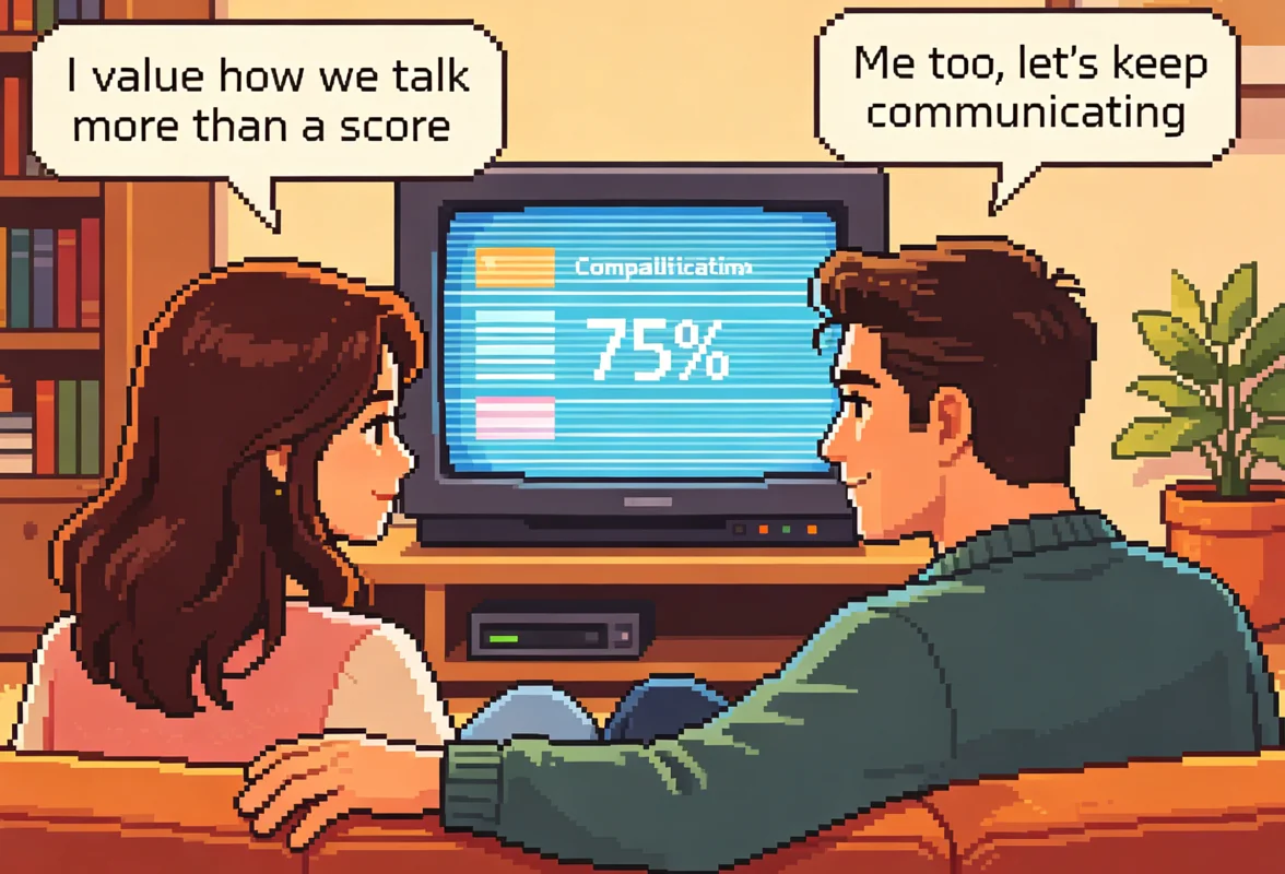 Using MBTI compatibility test results as conversation starters to improve relationship communication